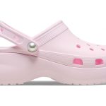 Crocs Γυναικεία Σαμπό Ροζ Classic Platform Pearl Clog 211231 6ZW - Image 3