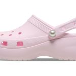 Crocs Γυναικεία Σαμπό Ροζ Classic Platform Pearl Clog 211231 6ZW - Image 4