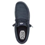 Hey Dude Wally Stretch Sox Ανδρικά Μοκασίνια σε Μπλε Χρώμα 41898-410 - Image 3