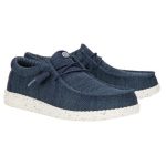 Hey Dude Wally Stretch Sox Ανδρικά Μοκασίνια σε Μπλε Χρώμα 41898-410 - Image 6