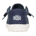 Hey Dude Wally Stretch Sox Ανδρικά Μοκασίνια σε Μπλε Χρώμα 41898-410 - Image 8