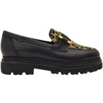 Ragazza Γυναικείο Δερμάτινο Μοκασίνι 03 Μαύρο Λεοπάρ - Image 6