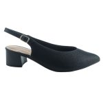 Picadilly γυναικείες Μυτερές Γόβες με Λουράκι Μαύρες