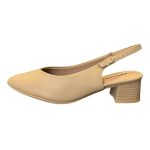 Picadilly γυναικείες Μυτερές Γόβες με Λουράκι Μπεζ 779-24105 - Image 3