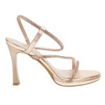 Ragazza Δερμάτινα Πέδιλα με Στρας Χαλκός