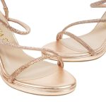 Ragazza Δερμάτινα Πέδιλα με Στρας Χαλκός - Image 6