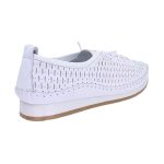 Safe Step Δερμάτινα Γυναικεία Μοκασίνια σε Λευκό Χρώμα 21453 - Image 3