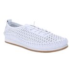 Safe Step Δερμάτινα Γυναικεία Μοκασίνια σε Λευκό Χρώμα 21453 - Image 4