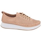 Tatoo Δερμάτινα Γυναικεία Μοκασίνια σε ροζ χρώμα 1902