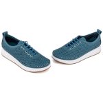 Tatoo Δερμάτινα Γυναικεία Μοκασίνια σε τζιν χρώμα 1902 - Image 4