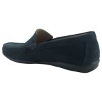 America 0106 Ανδρικά Δερμάτινα Loafers Μπλε - Image 4