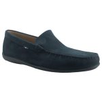 America 0106 Ανδρικά Δερμάτινα Loafers Μπλε - Image 5
