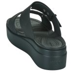 Crocs Brooklyn Καλοκαιρινές Γυναικείες Πλατφόρμες Μαύρες 207431 - Image 5