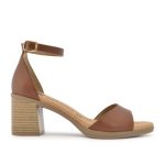 Γυναικεία Πέδιλα Ragazza 0763 Leather ταμπά