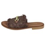 Γυναικείες Ανατομικές Δερμάτινες Παντόφλες Ragazza 01014 σε καφέ χρώμα - Image 7