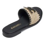 Γυναικείες Ανατομικές Δερμάτινες Παντόφλες Ragazza 01015 Μαύρο - Image 3