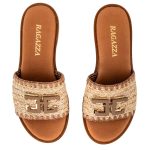 Γυναικείες Ανατομικές Δερμάτινες Παντόφλες Ragazza 01015 Μπεζ - Image 3