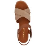 Γυναικείες Πλατφόρμες Ragazza 0683 σε ταμπά/μπεζ χρώμα - Image 4