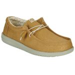 Hey Dude Wally Stretch Canvas Ανδρικά Μοκασίνια σε Μουσταρδί Χρώμα - Image 3