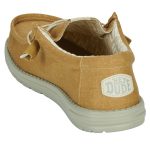 Hey Dude Wally Stretch Canvas Ανδρικά Μοκασίνια σε Μουσταρδί Χρώμα - Image 6