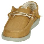 Hey Dude Wally Stretch Canvas Ανδρικά Μοκασίνια σε Μουσταρδί Χρώμα - Image 8