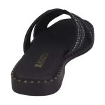 Ragazza Δερμάτινα Γυναικεία Σανδάλια Ανατομικά σε Μαύρο Χρώμα 01150 - Image 3