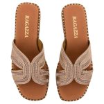 Ragazza Δερμάτινα Γυναικεία Σανδάλια Ανατομικά σε Ροζ Χρώμα - Image 4