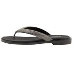 Ragazza Δερμάτινα Γυναικεία Σανδάλια σε Χρώμα Μαύρο 01123 - Image 3