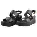 Ragazza Καλοκαιρινές Γυναικείες Πλατφόρμες Μαύρες 0392 - Image 4