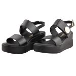 Ragazza Καλοκαιρινές Γυναικείες Πλατφόρμες Μαύρες 0392 - Image 3