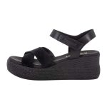 Ragazza Καλοκαιρινές Γυναικείες Πλατφόρμες Μαύρες 0683 (2025)