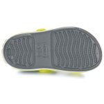 Crocs Παιδικά Παπουτσάκια Θαλάσσης Crocband Γκρι Φωσφοριζέ 209423-1NJ - Image 4