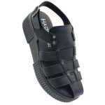 Harris Δερμάτινα Γυναικεία Σανδάλια Flatforms Μαύρα 393-4332 - Image 3