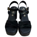 Harris δερμάτινo μαύρο καστόρι πέδιλο 653-4305 - Image 5
