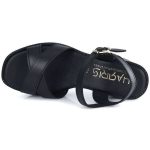 Harris δερμάτινo μαύρο καστόρι πέδιλο 653-4305 - Image 5