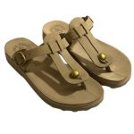 Fantasy Sandals Δερμάτινα Γυναικεία Σανδάλια Ανατομικά Mirabella Χακί S9004 - Image 4