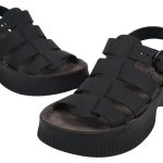 Fantasy Sandals Δερμάτινα Γυναικεία Ανατομικά Σανδάλια σε Μαύρο Χρώμα S2106 - Image 3