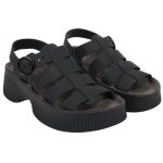 Fantasy Sandals Δερμάτινα Γυναικεία Ανατομικά Σανδάλια σε Μαύρο Χρώμα S2106 - Image 4