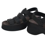Fantasy Sandals Δερμάτινα Γυναικεία Ανατομικά Σανδάλια σε Μαύρο Χρώμα S2106 - Image 6