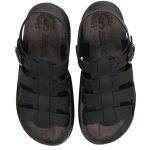 Fantasy Sandals Δερμάτινα Γυναικεία Ανατομικά Σανδάλια σε Μαύρο Χρώμα S2106 - Image 7