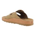 Fantasy Sandals Despoina Δερμάτινα Γυναικεία Ανατομικά Σανδάλια Χακί - Image 3