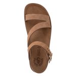 Fantasy Sandals Emma Δερμάτινα Γυναικεία Ανατομικά Σανδάλια Ταμπά S339 - Image 3