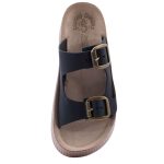 Fantasy Sandals Fantasy Δερμάτινα Γυναικεία Ανατομικά Σανδάλια Μαύρα - Image 3