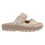 Γυναικεία Ανατομικά Σανδάλια Fantasy "DESPOINA" Rosegold Lizard S310