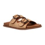 Mago Δερμάτινα Mules σε Καφέ Χρώμα με Εφέ Ψάθας 21182-28 - Image 4