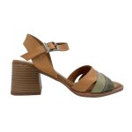 Mago Shoes Δερμάτινα Πέδιλα Πράσινα