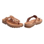 S9004 Fantasy Sandals Mirabella Δερμάτινα Γυναικεία Σανδάλια Cappuccino - Image 4