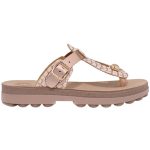 S9004 Σανδάλια Fantasy Mirabella S9004: Ροζ Χρυσά Δερμάτινα Σανδάλια Croco