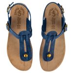 S9005 Fantasy Sandals Fantasy Marlena Δερμάτινα Γυναικεία Σανδάλια Μπλε - Image 4