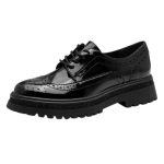 Tamaris Γυναικεία loafers σε μαύρο χρώμα 1-23619-45-001 - Image 6